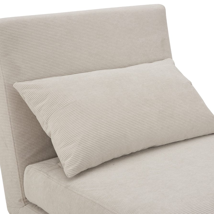 Seattle Single Click Clack Sofa Bed - Corduroy - Pebble - DUSK