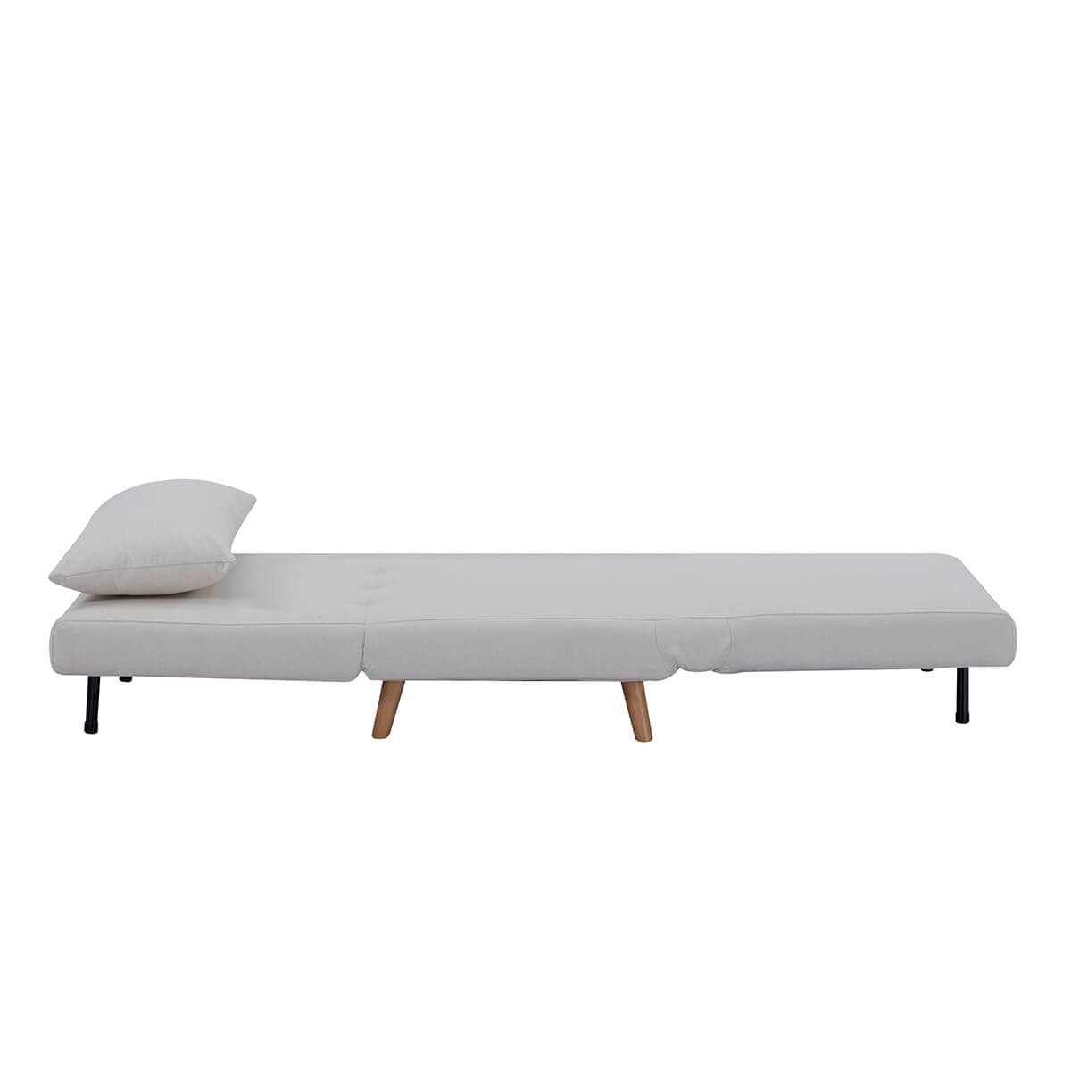 Seattle Single Click Clack Sofa Bed - Warm Natural - DUSK