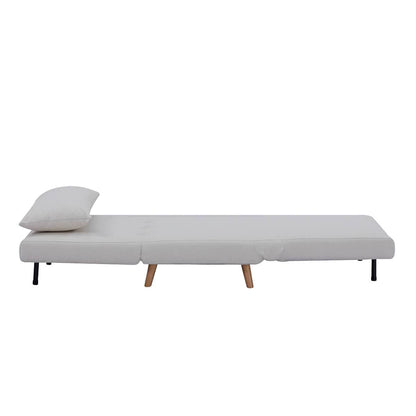 Seattle Single Click Clack Sofa Bed - Warm Natural - DUSK