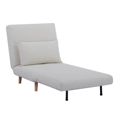 Seattle Single Click Clack Sofa Bed - Warm Natural - DUSK