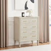 Sienna 5 Drawer Chest - Natural/Gold - DUSK