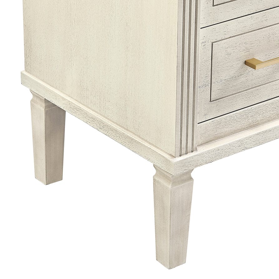 Sienna 5 Drawer Chest - Natural/Gold - DUSK