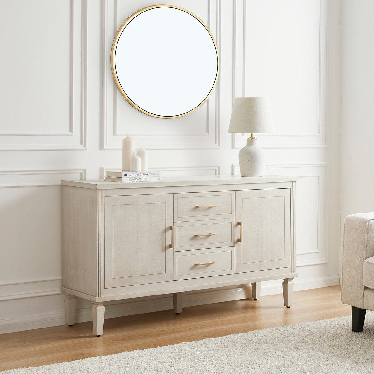 Sienna Sideboard With Drawers - Natural - DUSK