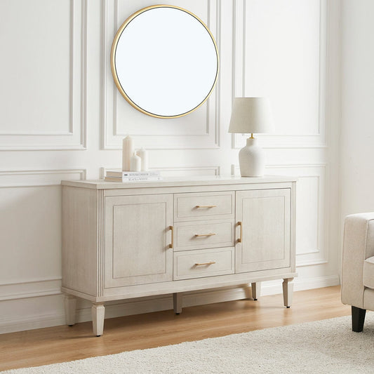 Sienna Sideboard With Drawers - Natural - DUSK 1200