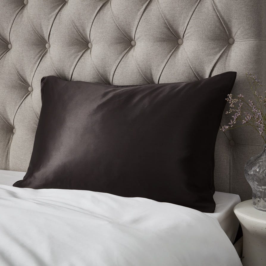 Silk Classic Pillowcase - Standard - Charcoal - DUSK