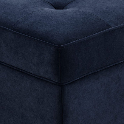 Sloane Pouffe - Dark Navy - DUSK