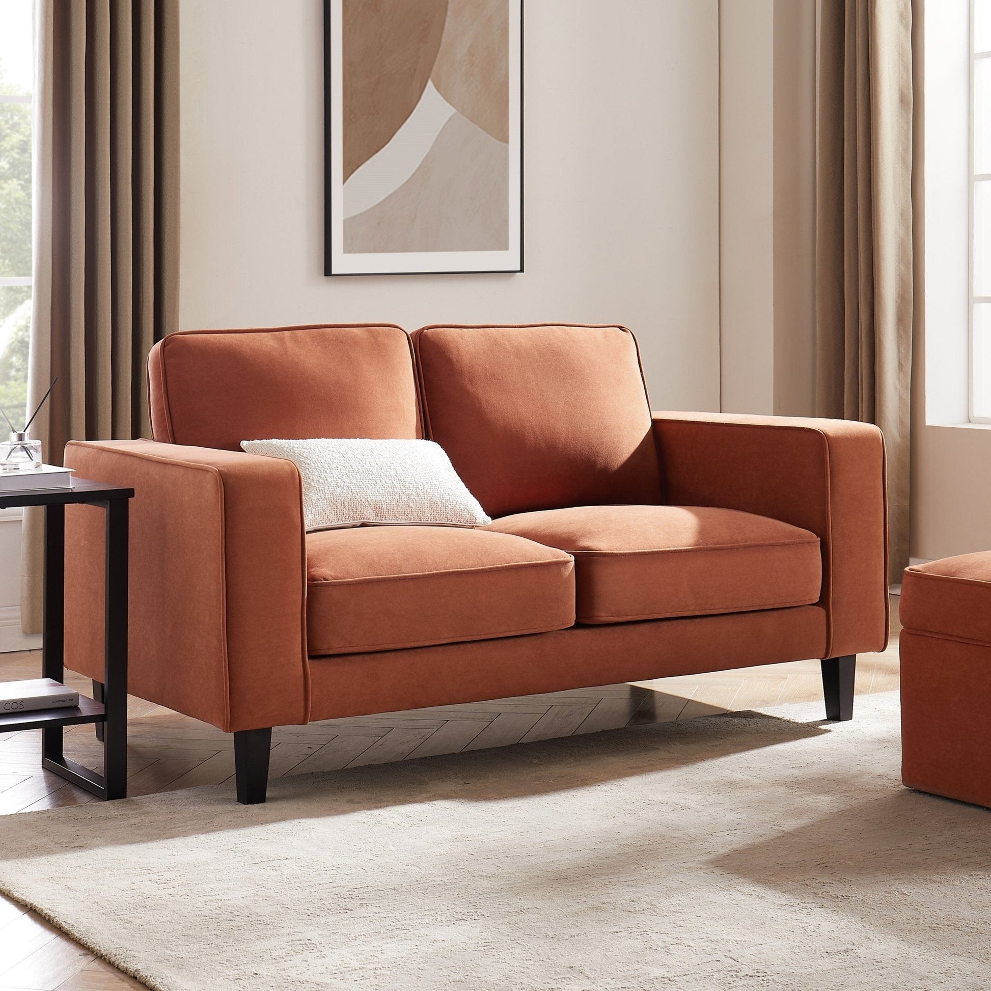 Soho 2 Seater Sofa - Burnt Orange - DUSK