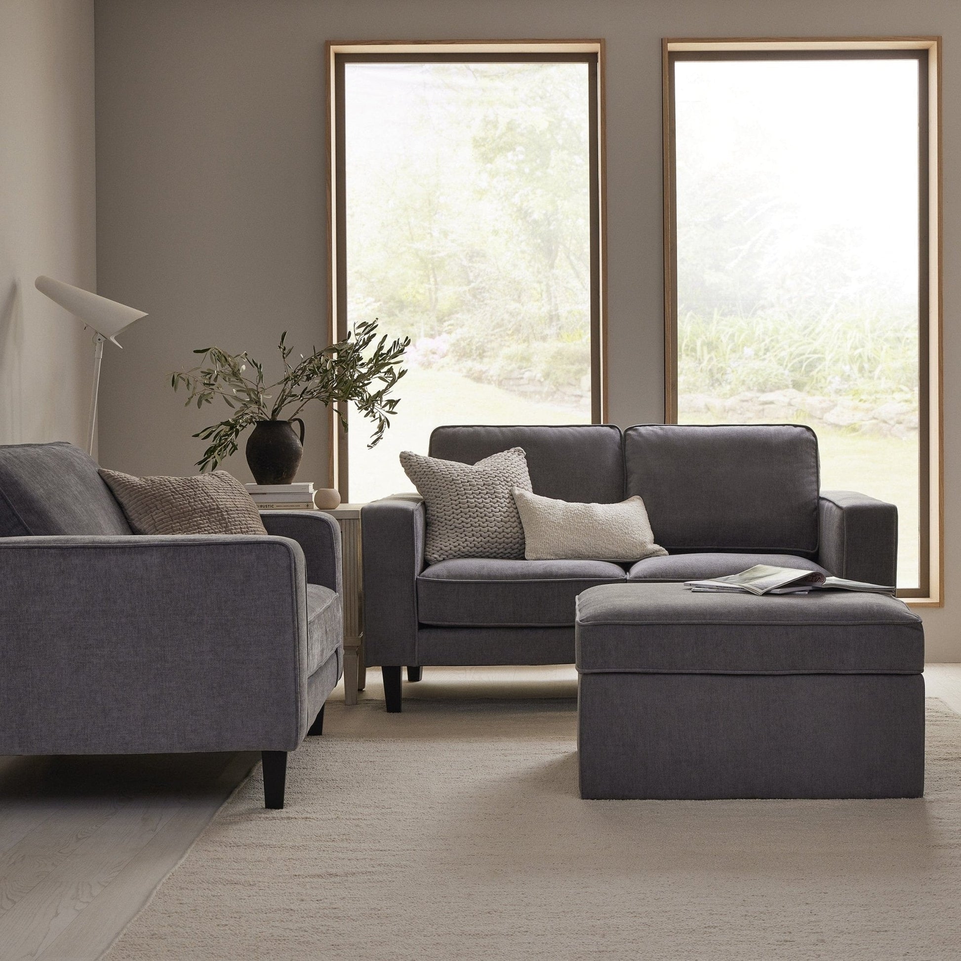 Soho 2 Seater Sofa - Grey - DUSK