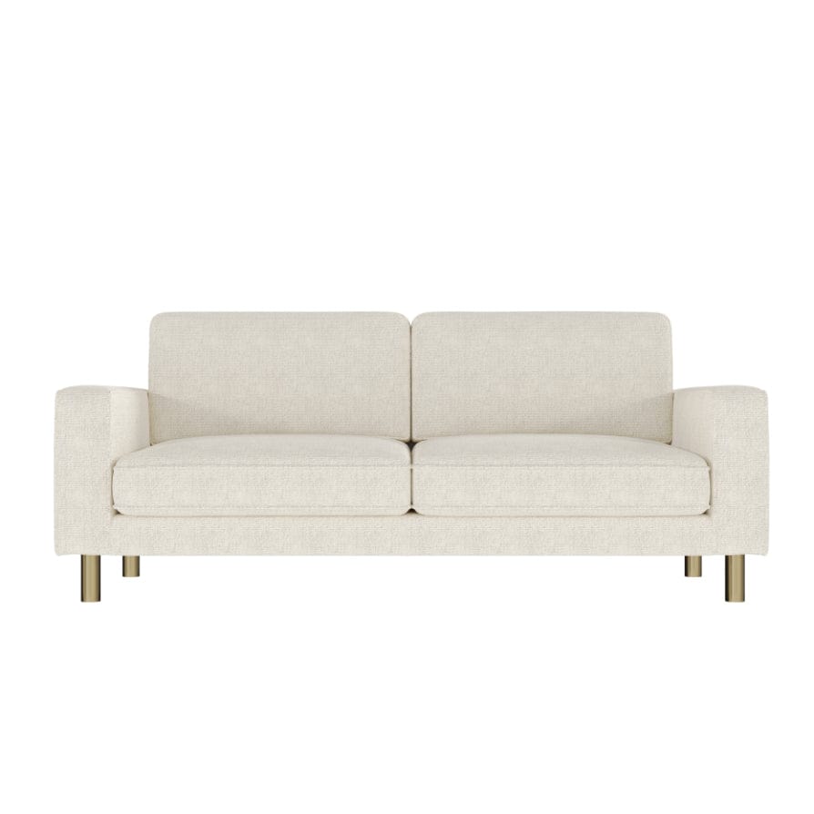 Soho Bouclé 3 Seater Sofa - Ivory - DUSK