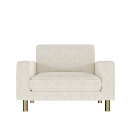 Soho Bouclé Loveseat - Ivory - DUSK