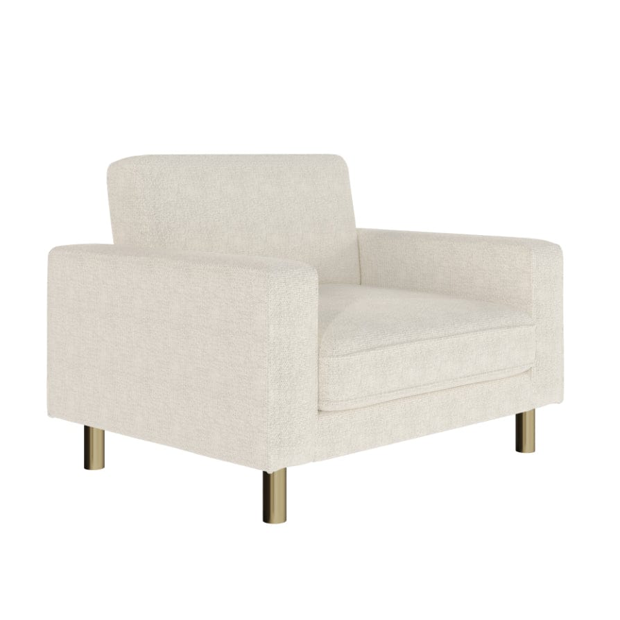 Soho Bouclé Loveseat - Ivory - DUSK