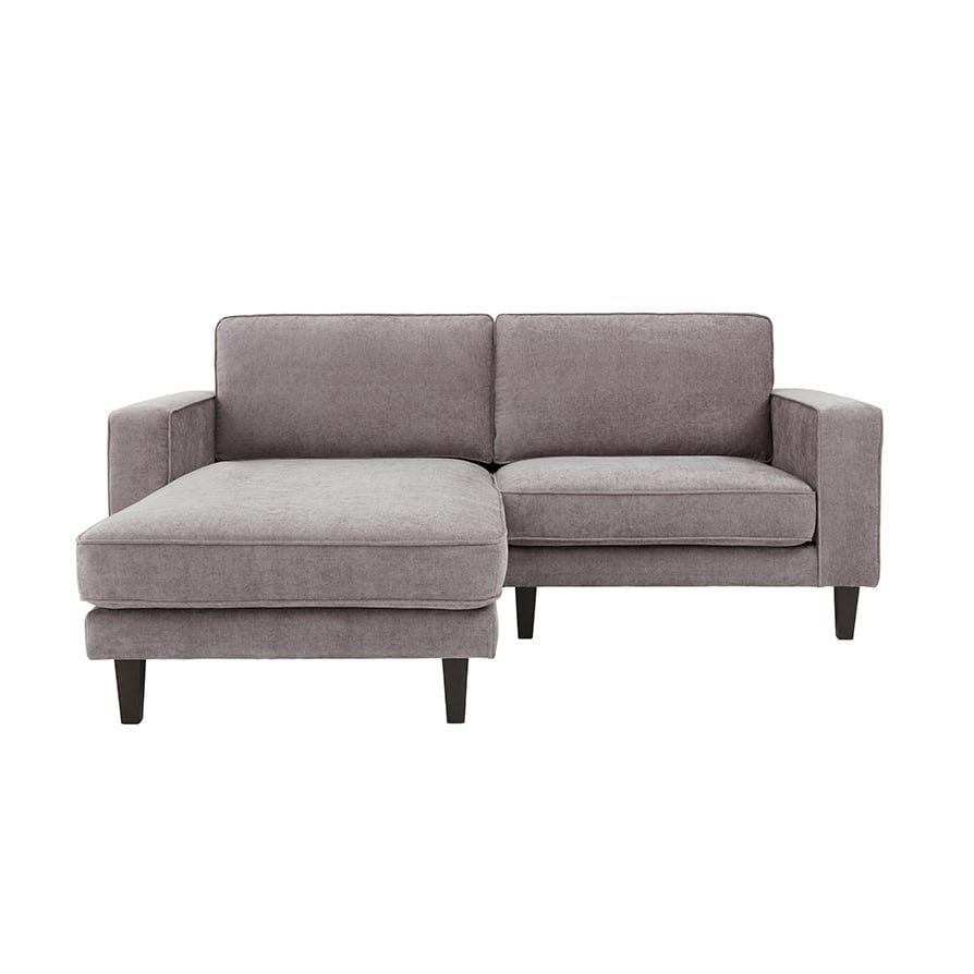 Soho Left Hand Chaise Sofa - Grey - DUSK