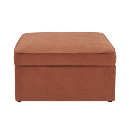 Soho Ottoman Storage Pouffe - Burnt Orange - DUSK