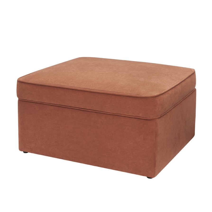 Soho Ottoman Storage Pouffe - Burnt Orange - DUSK