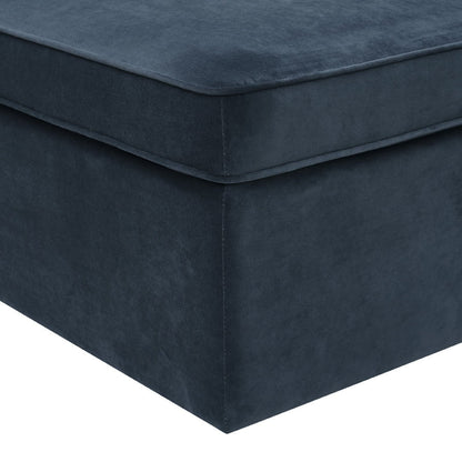 Soho Ottoman Storage Pouffe - Dark Blue - DUSK