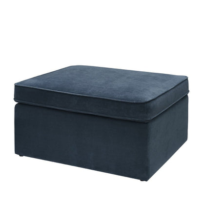 Soho Ottoman Storage Pouffe - Dark Blue - DUSK