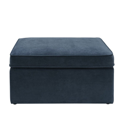 Soho Ottoman Storage Pouffe - Dark Blue - DUSK