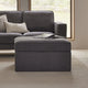 Soho Ottoman Storage Pouffe - Grey - DUSK