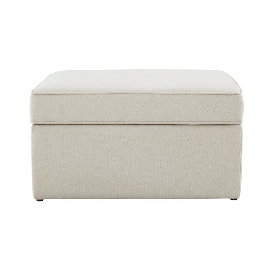 Soho Ottoman Storage Pouffe - Natural - DUSK