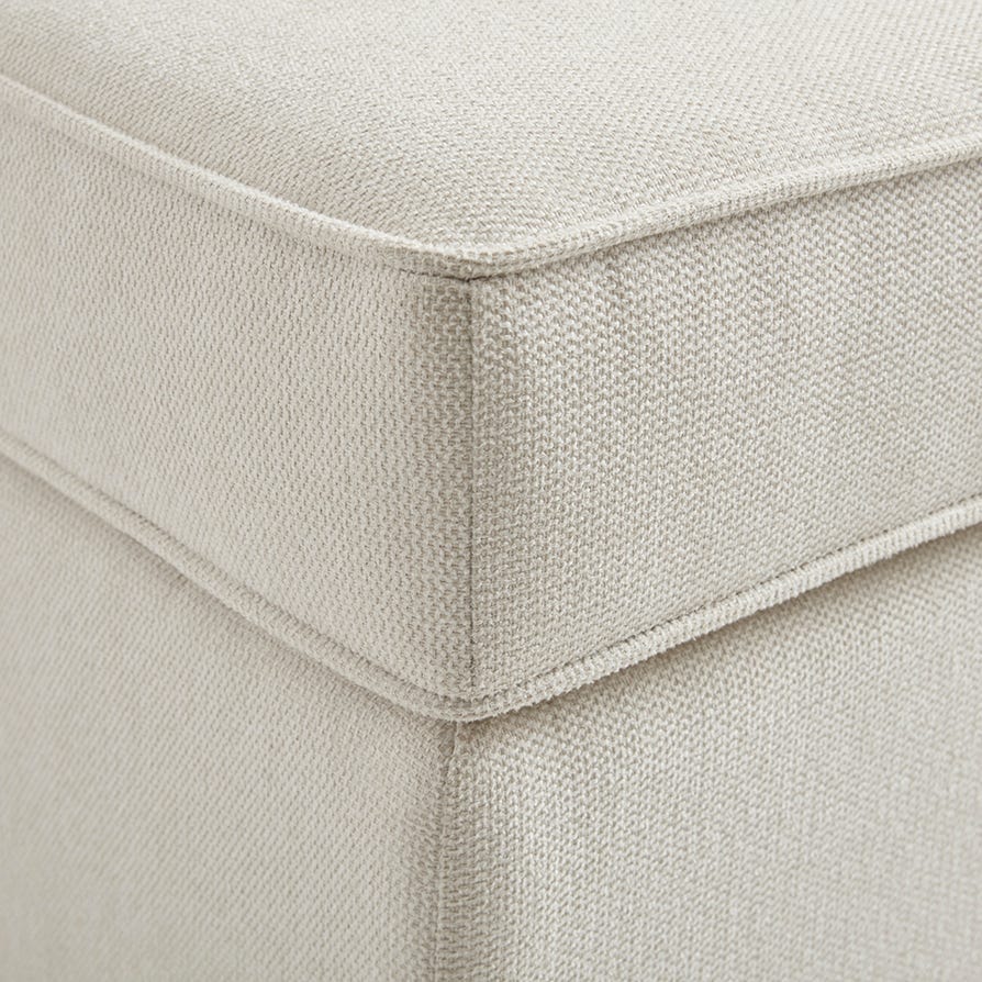 Soho Ottoman Storage Pouffe - Natural - DUSK