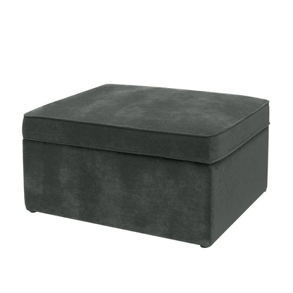 Soho Ottoman Storage Pouffe - Slate - DUSK