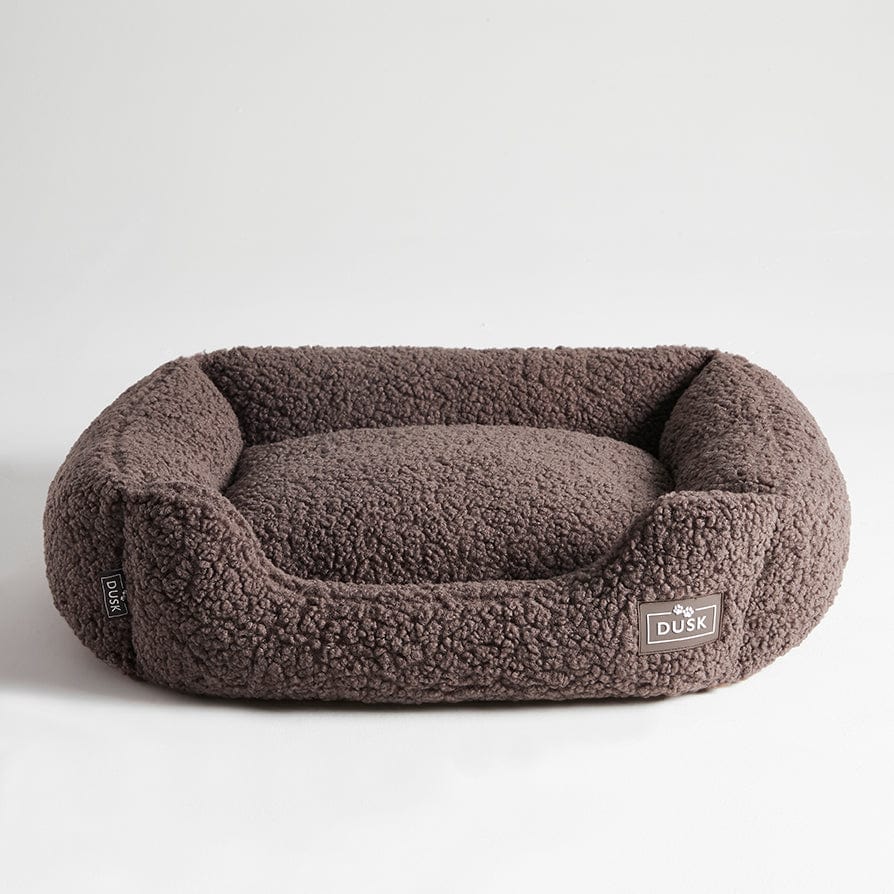 Teddy Basket Dog Bed - Chocolate - DUSK