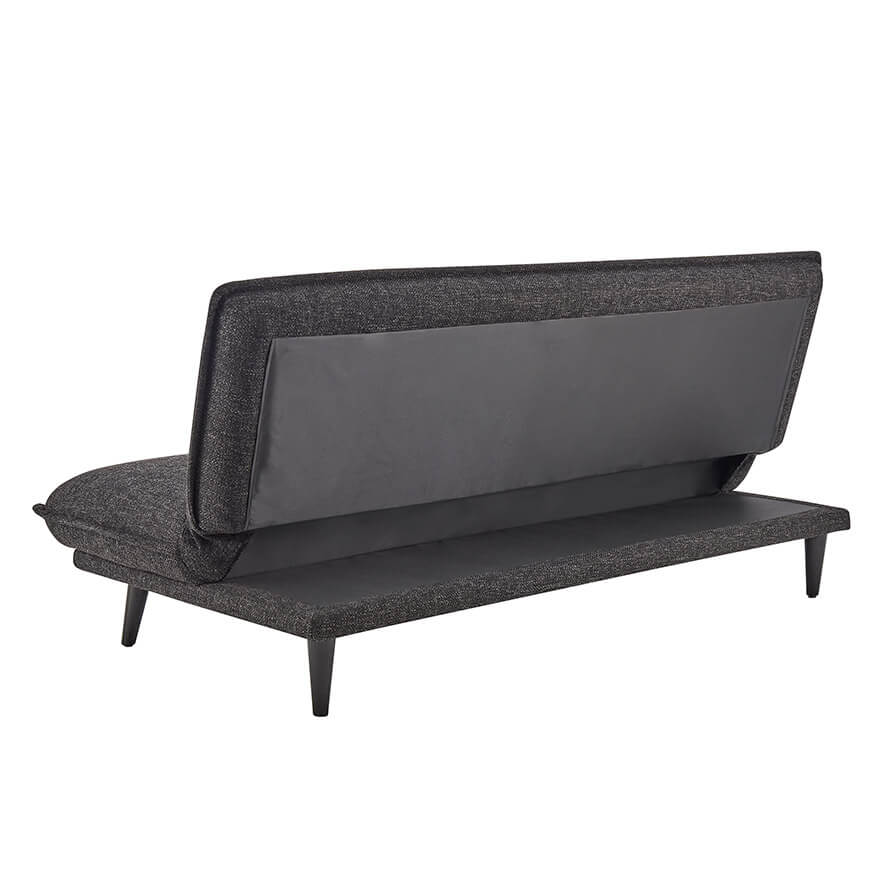 Toronto Click Clack Sofa Bed - Black Grey - DUSK