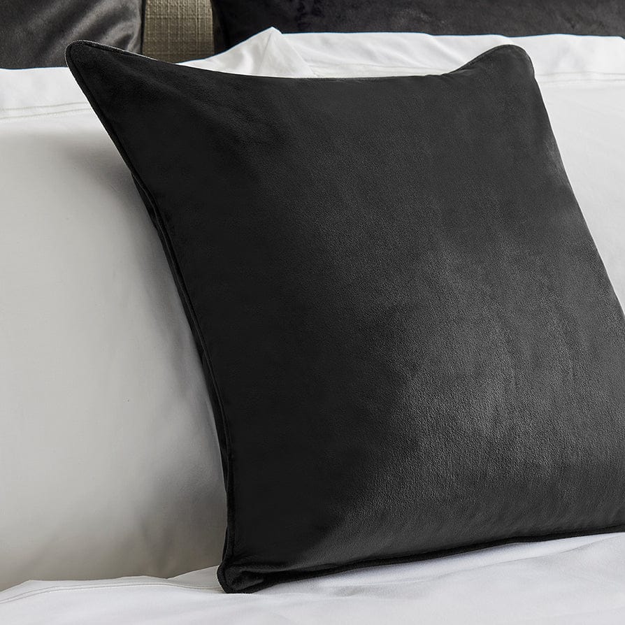 Velvet Sofa Cushion Cover - Black - DUSK