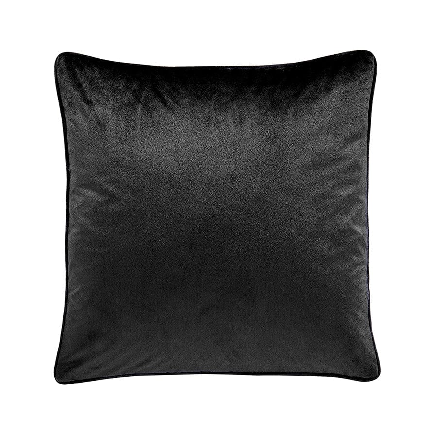 Velvet Sofa Cushion Cover - Black - DUSK