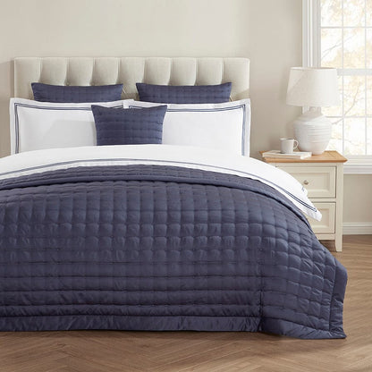 Vienna Bedspread 2.5m x 2.6m - Navy - DUSK