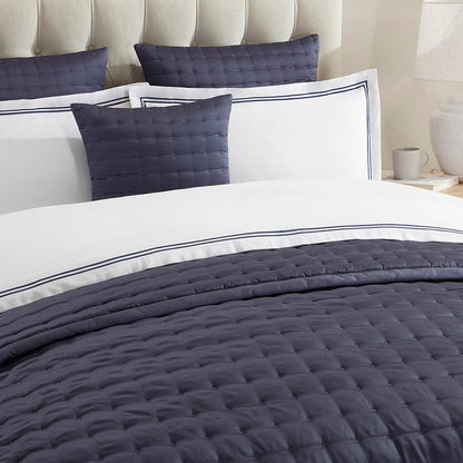 Vienna Bedspread 2.5m x 2.6m - Navy - DUSK