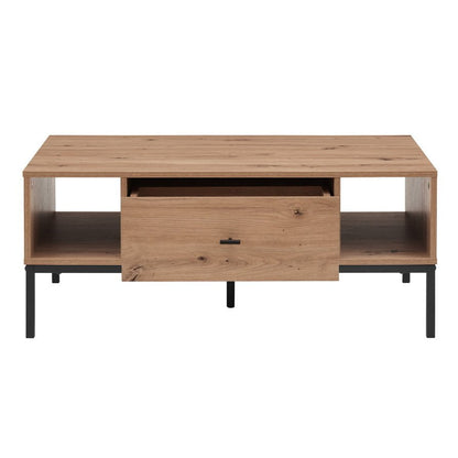 Willow Coffee Table with Drawer - Oak Effect - DUSK
